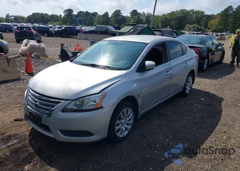 2014 Nissan Sentra S from USA, damaged, VIN 3N1AB7APXEL681669